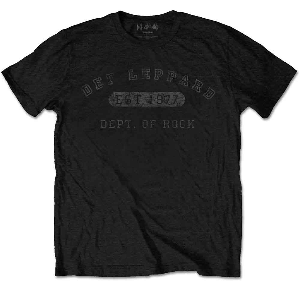 Def Leppard - Collegiate Logo - T-Shirt Black