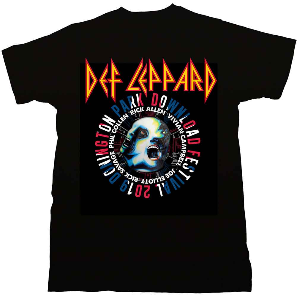 Def Leppard - Download Fest 2019 - T-Shirt Black