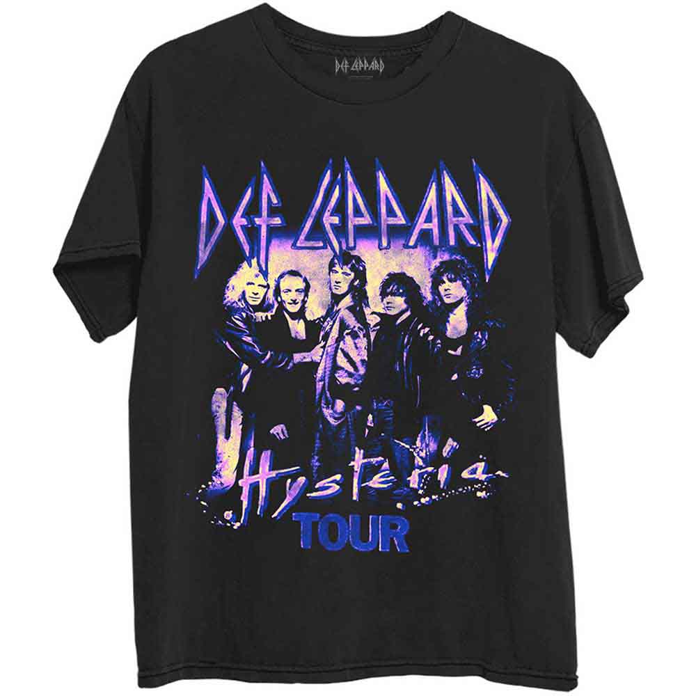 Def Leppard - Hysteria Tour - T-Shirt Black