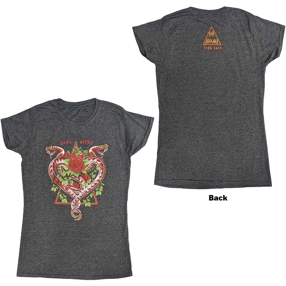Def Leppard - Love Bites Tour 2019 - T-Shirt Grey
