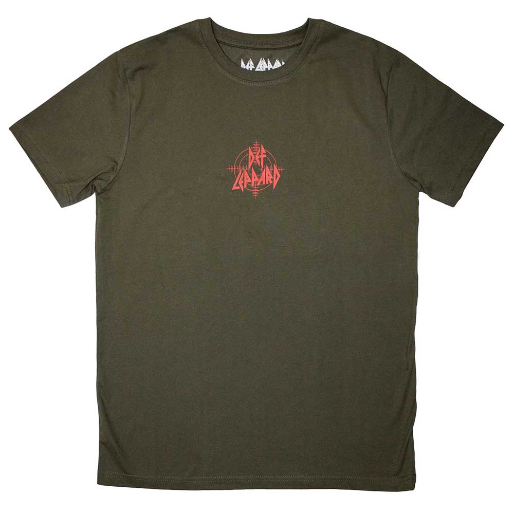 Def Leppard - Mini Target Logo - Green