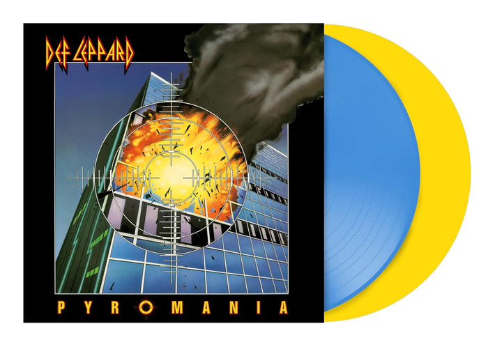 Def Leppard - Pyromania: 40th Anniversary Edition (Limited Edition, Blue & Yellow Colored Vinyl) [Import] (2 Lp's) - Vinyl