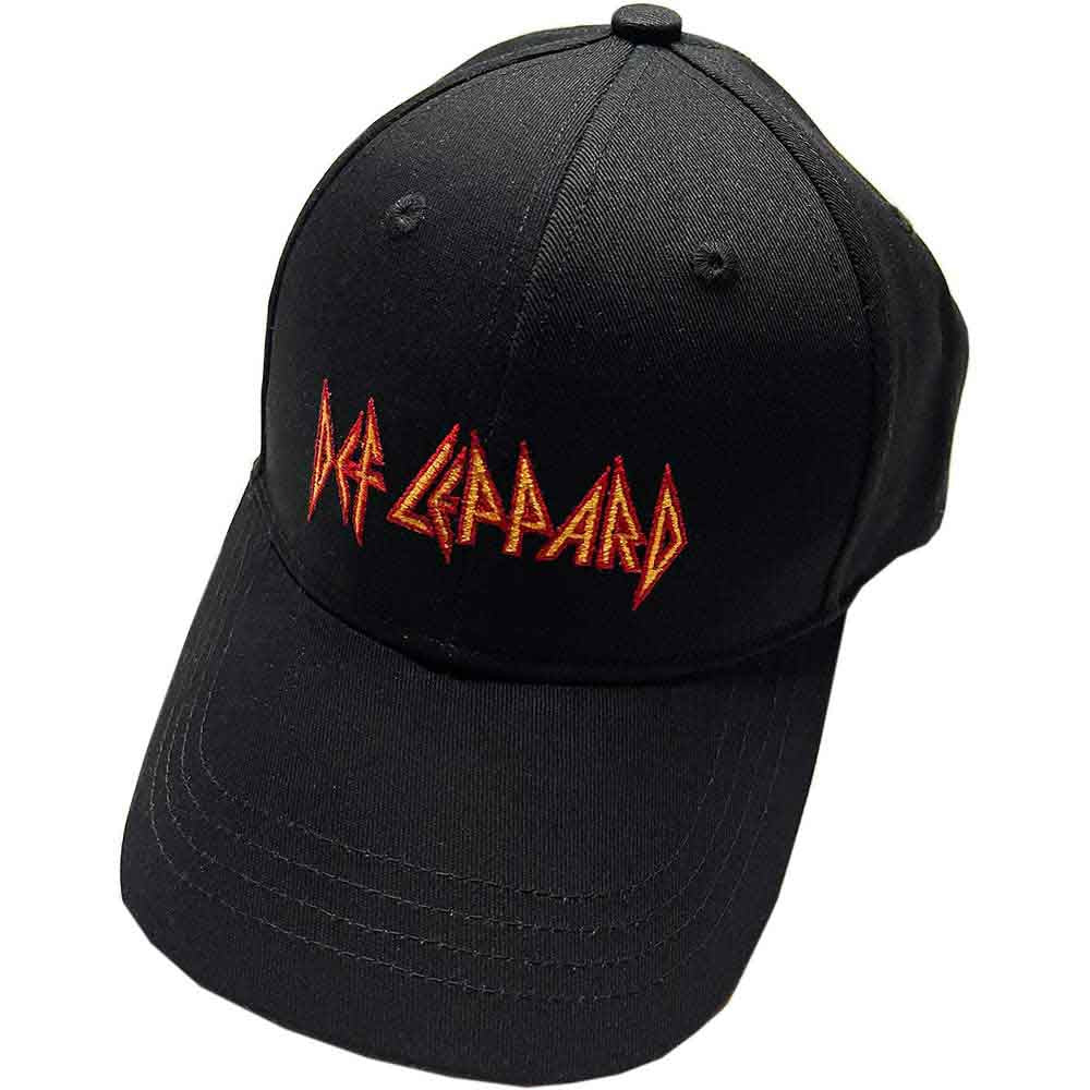 Def Leppard - Text Logo - Hat Black