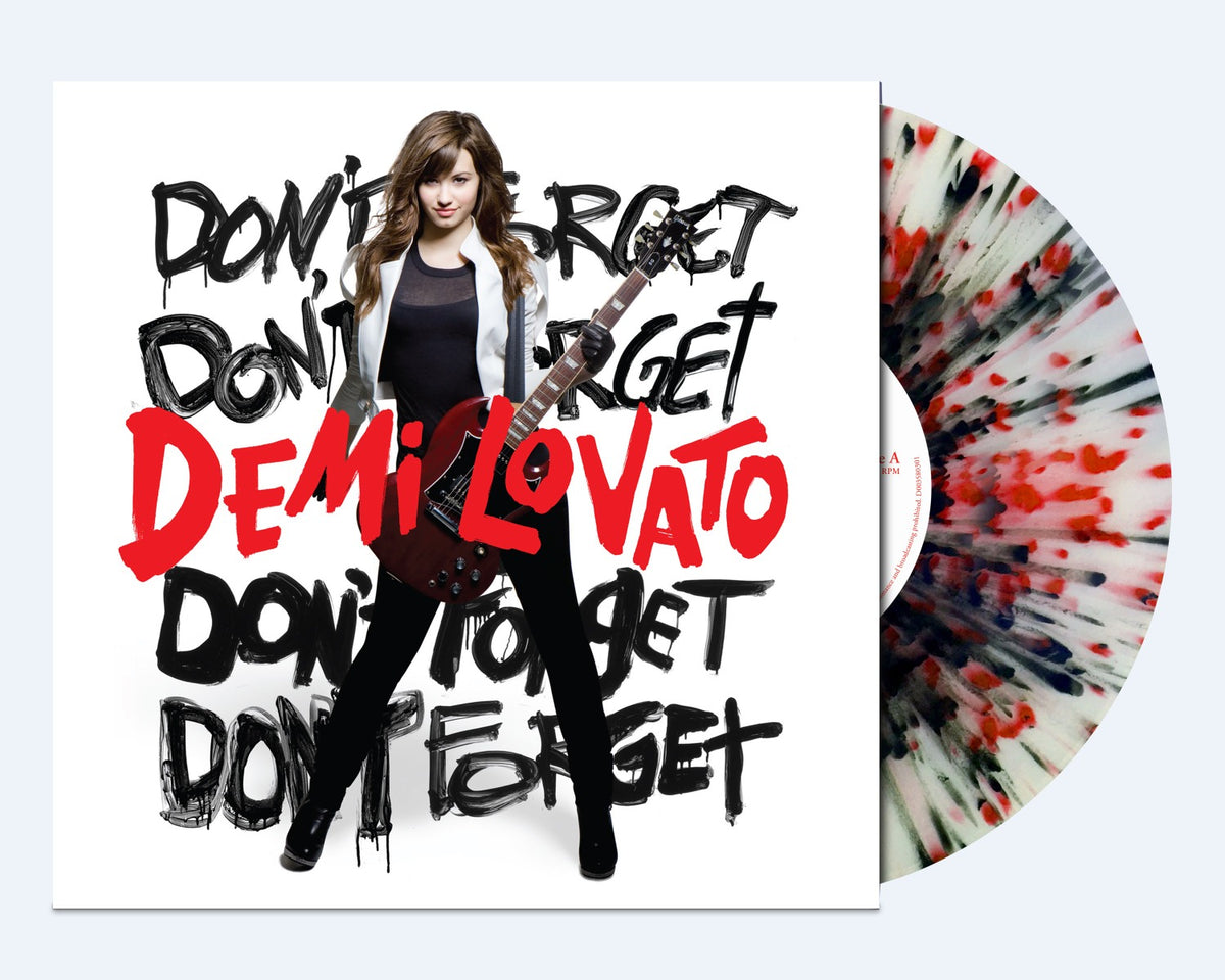 Demi Lovato - Don'T Forget [Clear/Red-Black Splatter Lp] - Vinyl