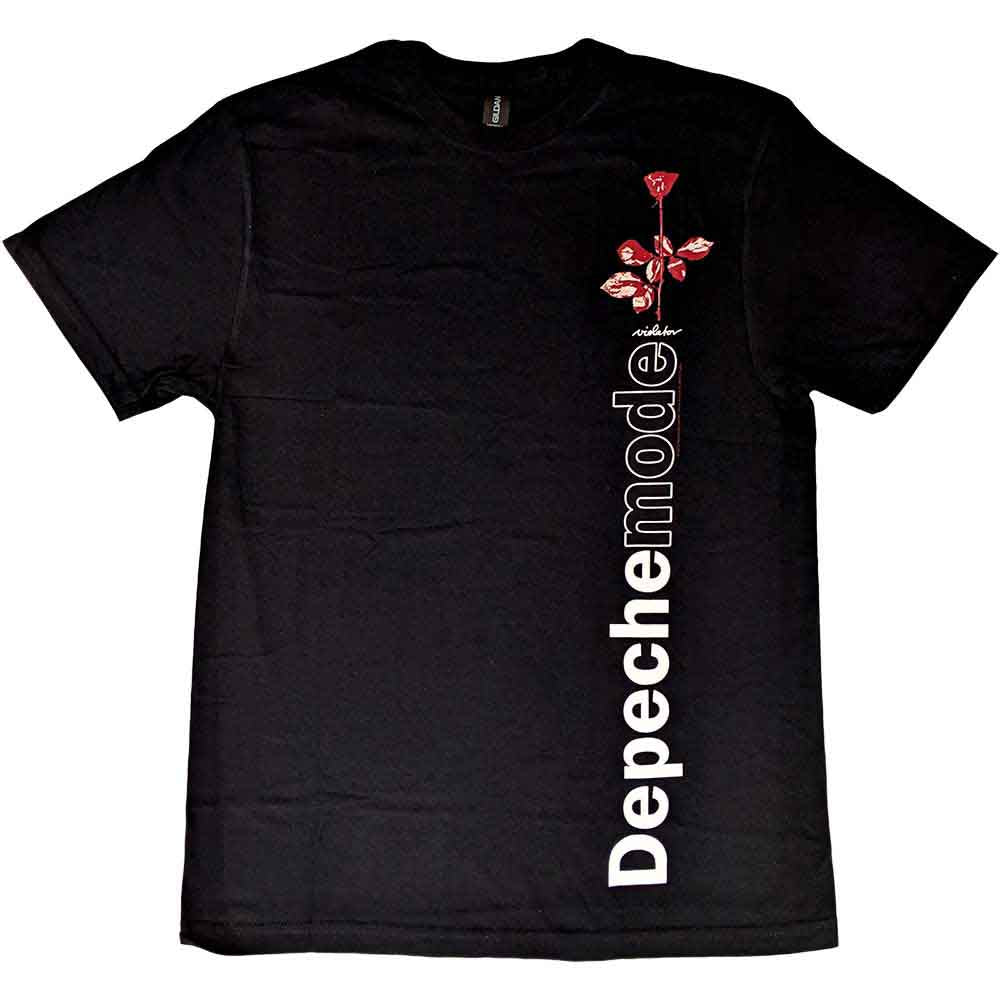 Depeche Mode - Violator Side Rose - T-Shirt Black