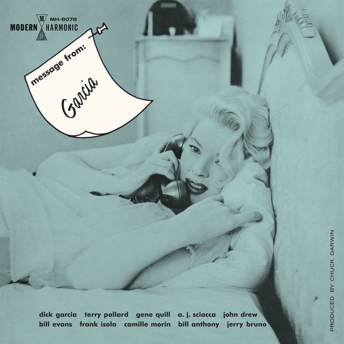 Dick Garcia - A Message From Dick Garcia (LIGHT BLUE TRANSLUCENT VINYL) - Vinyl