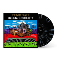 Dinner Party - Enigmatic Society (Black W/ White Splatter) [Explicit Content] - Vinyl