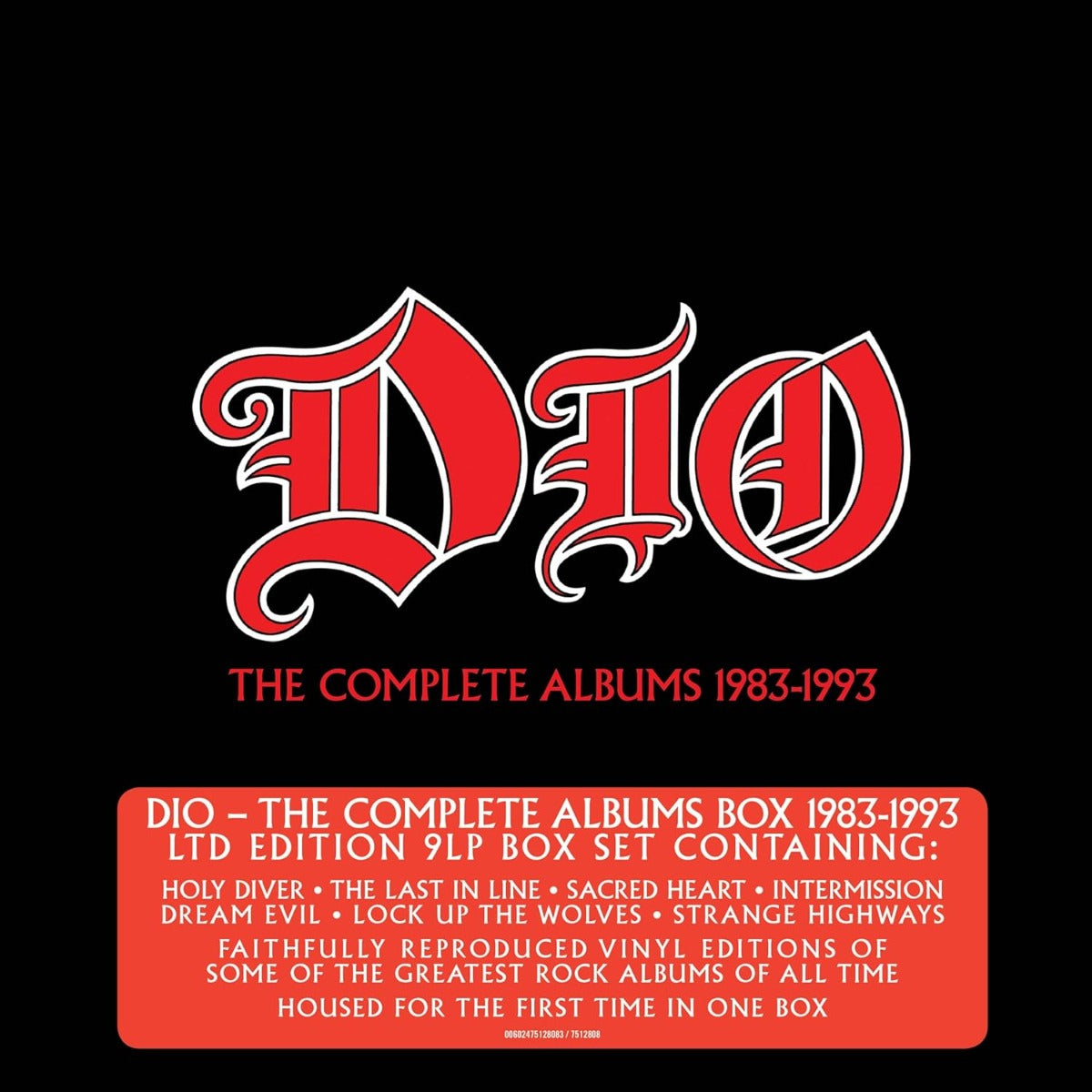Dio - Complete Albums 1983-1993 (Limited Edition, Boxset) [Import] (9 Lp's) - Vinyl