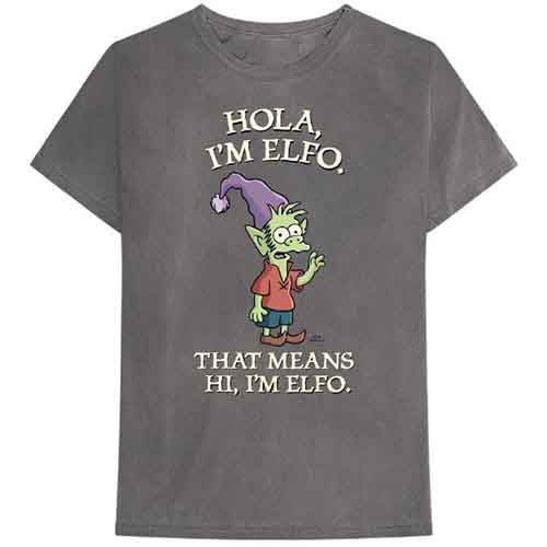 Disenchantment - Hola I'm Elfo - T-Shirt Grey