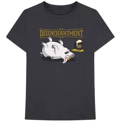 Disenchantment - Pig - T-Shirt Grey