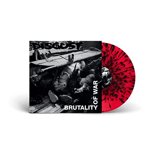 Disgust - Brutality Of War (Red W/ Black Splatter Vinyl) - Vinyl