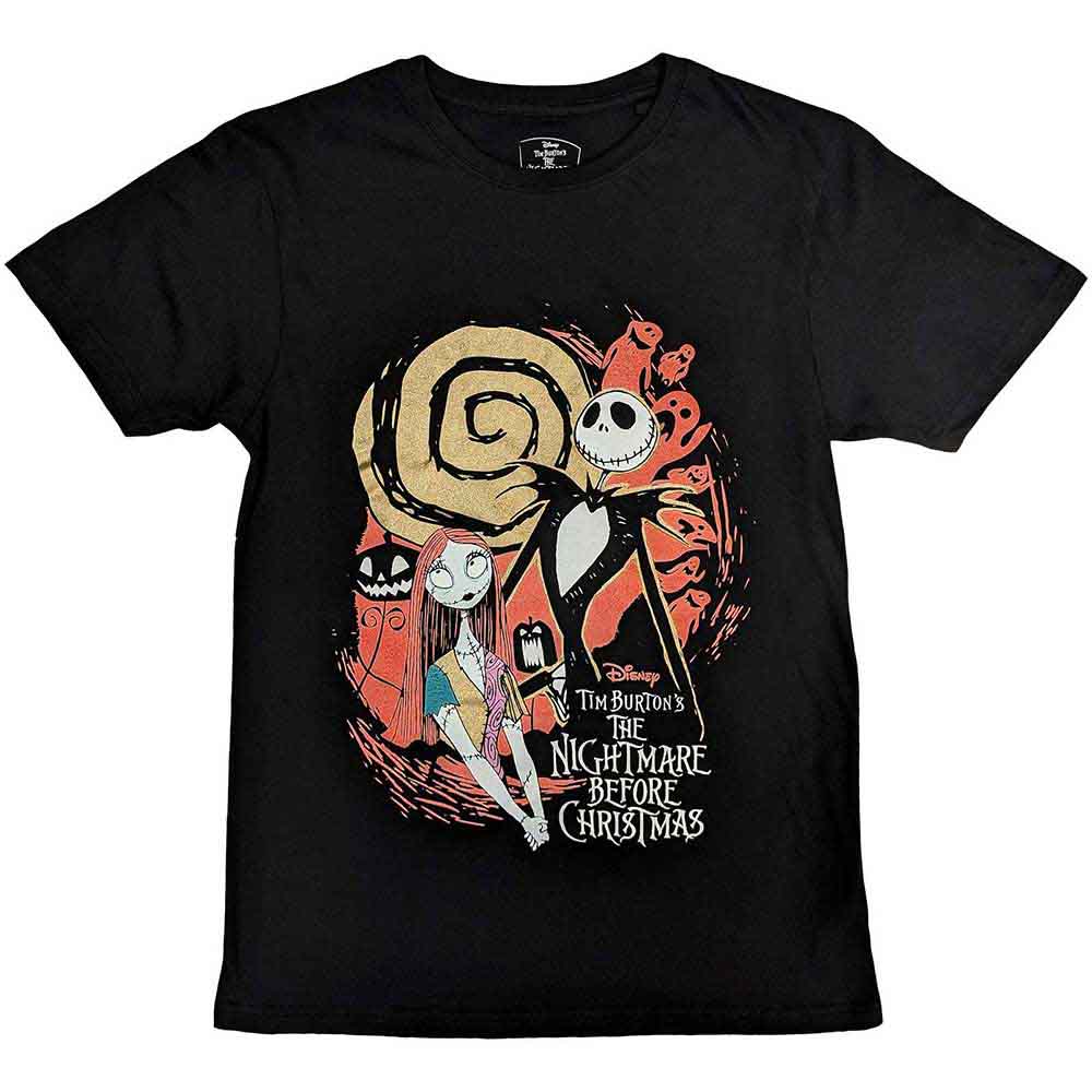 Disney - The Nightmare Before Christmas Ghosts - T-Shirt Black