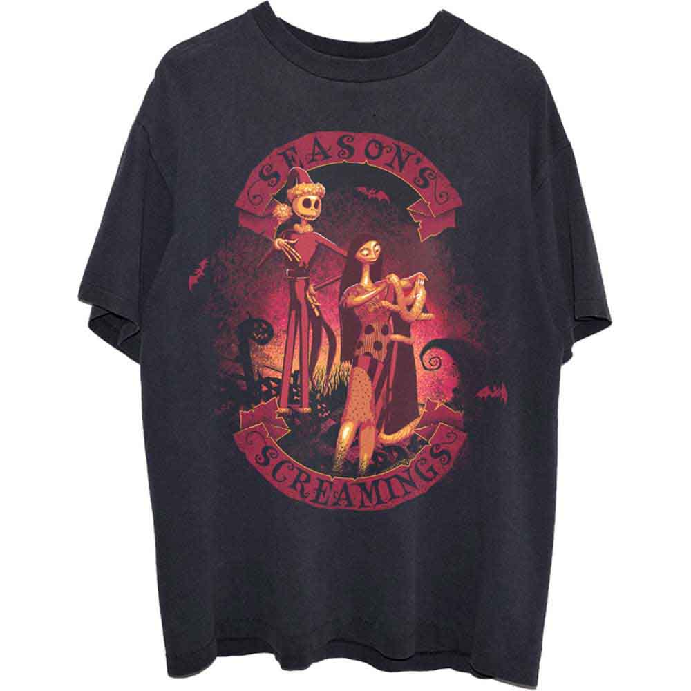 Disney - The Nightmare Before Christmas Season's Screamings - T-Shirt Black