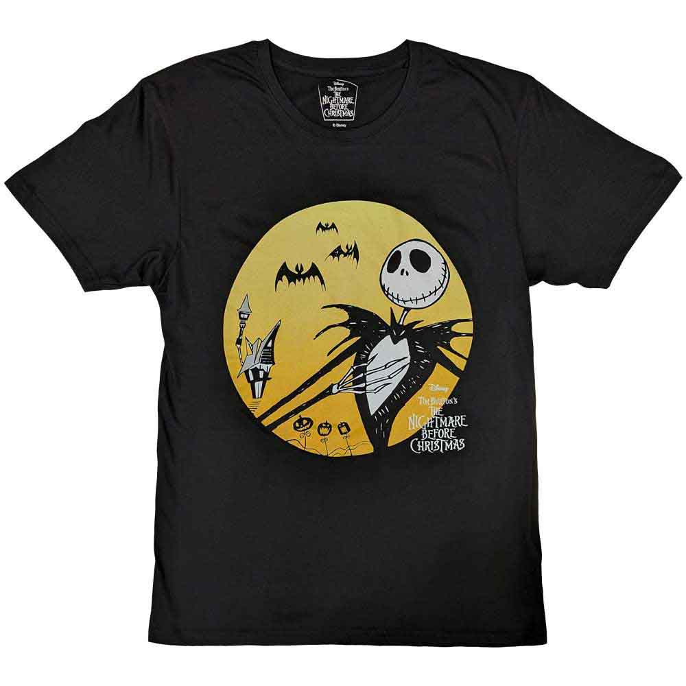 Disney - The Nightmare Before Christmas Sunset Jack - T-Shirt Black