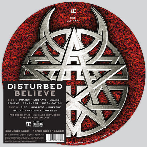 Disturbed - Believe [Explicit Content] (Picture Disc Vinyl) - Vinyl