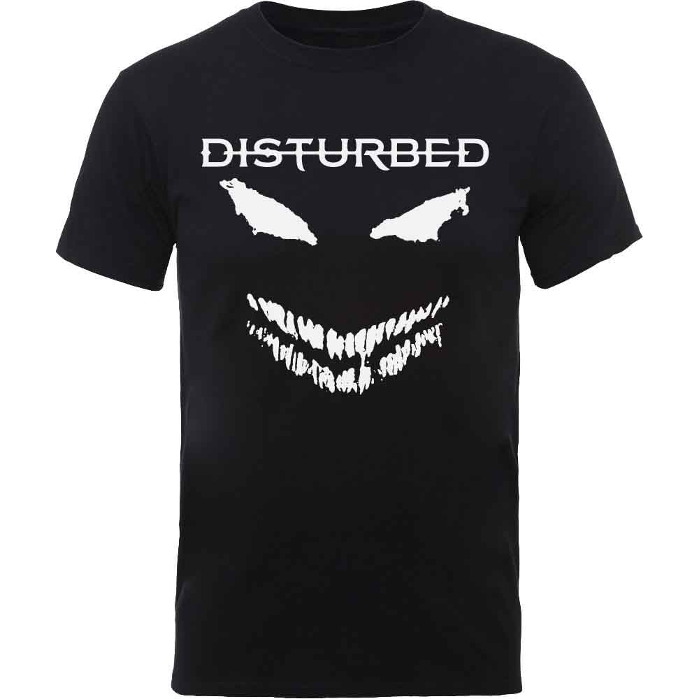 Disturbed - Scary Face Candle - T-Shirt Black