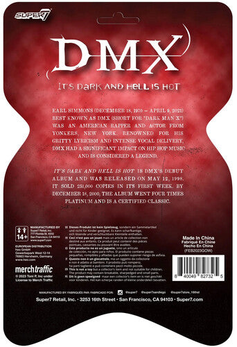 Dmx - Super7 - DMX - ReAction - DMX (It's Dark And Hell Is Hot) (Collectible, Figure, Action Figure) - Action Figure