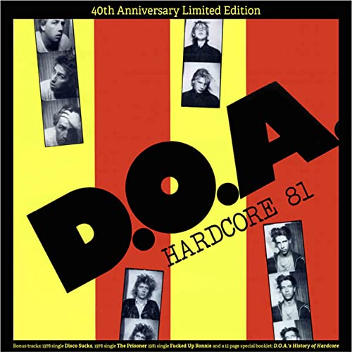 D.O.A. - Hardcore 81 (Limited Edition, White Vinyl) - Vinyl