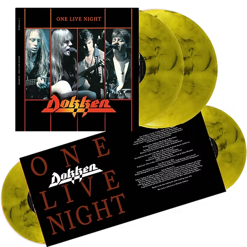 Dokken - One Live Night (Limited Edition, Yellow Smoke Colored Vinyl) (2 Lp's) - Vinyl