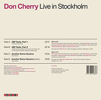 Don Cherry - Don Cherry Live in Stockholm (2 Lp's) - Vinyl