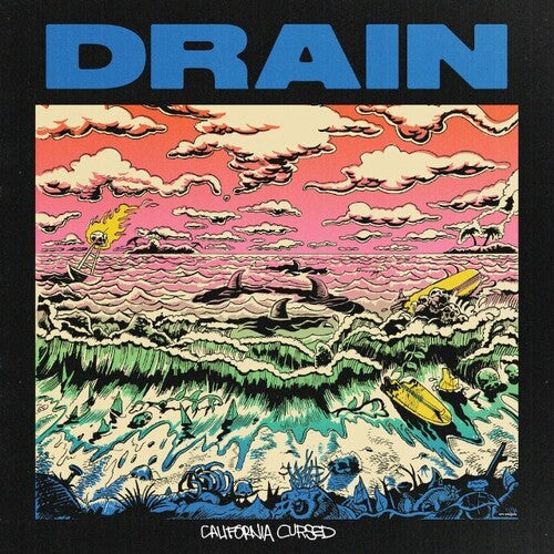 Drain - California Cursed (Blue Colored Vinyl) - Vinyl