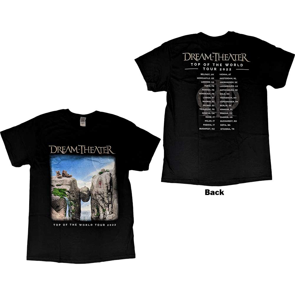 Dream Theater - TOTW Cover Art Tour 2022 - T-Shirt Black