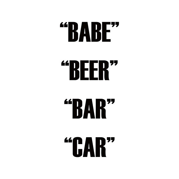 DUAL ACTION - Babe Beer Bar Car - Vinyl