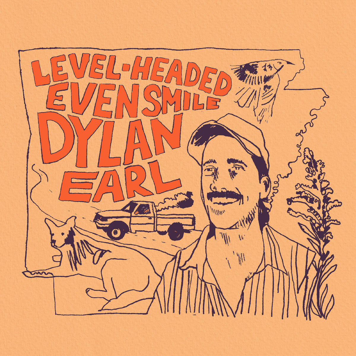 Dylan Earl - Level-Headed Even Smile (Indie Exclusive Turquoise Vinyl) - Vinyl