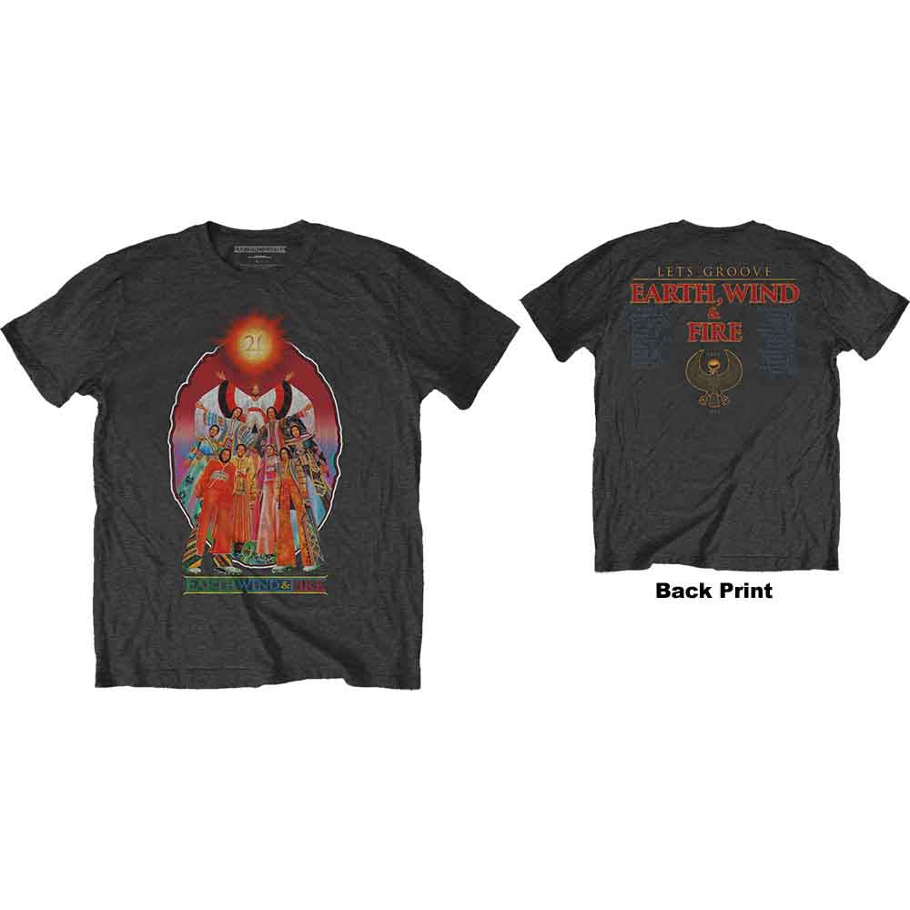 Earth Wind & Fire - Let's Groove - T-Shirt Grey