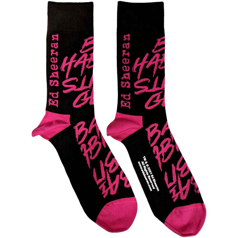 Ed Sheeran - Bad Habits - Socks Black