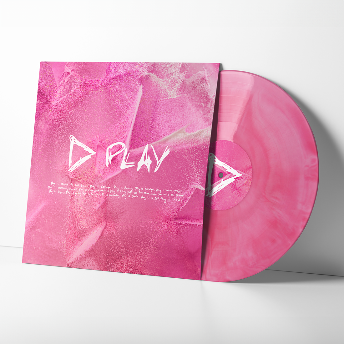 Ed Sheeran - Play (Indie Exclusive) (White & Pink Marbled Vinyl) - Vinyl
