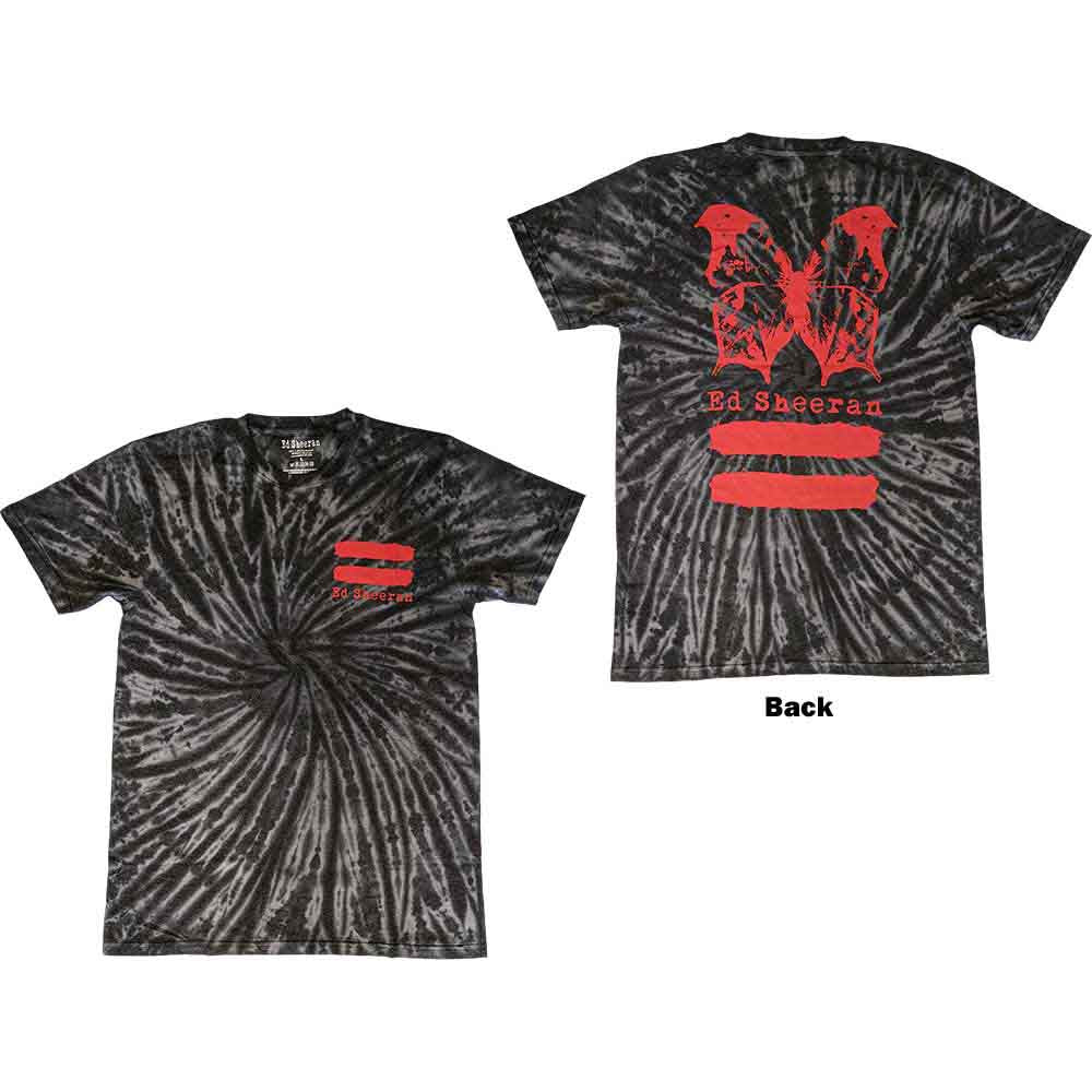Ed Sheeran - Red Equals Butterfly - T-Shirt Black