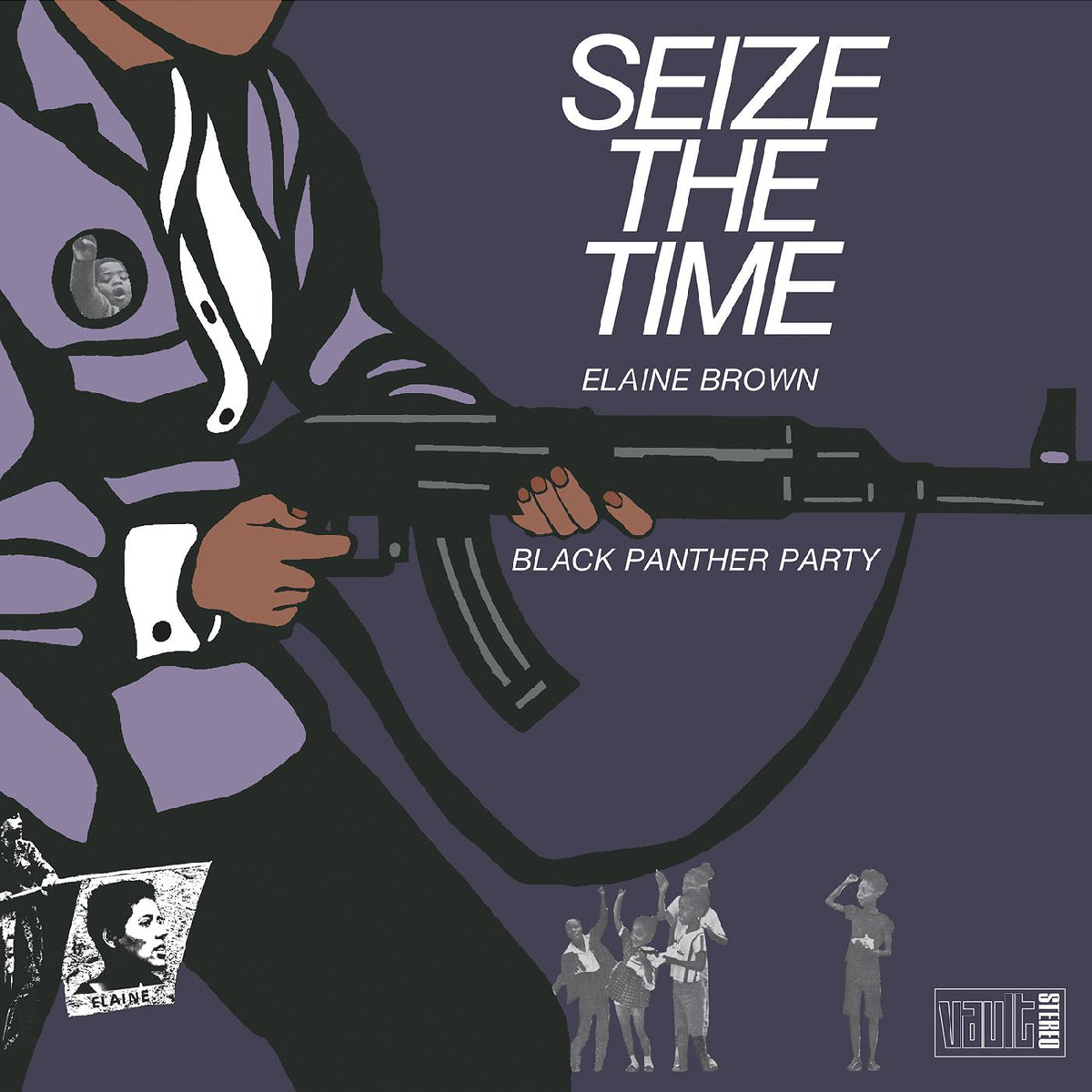 Elaine/Black Panther Party Brown - Seize the Time (DEEP PURPLE VINYL) - Vinyl