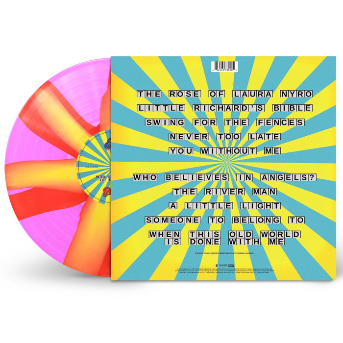 Elton John & Brandi Carlile - Who Believes In Angels? (Indie Exclusive, Limited Edition, Pink & Orange Spiral Colored Vinyl) - Vinyl