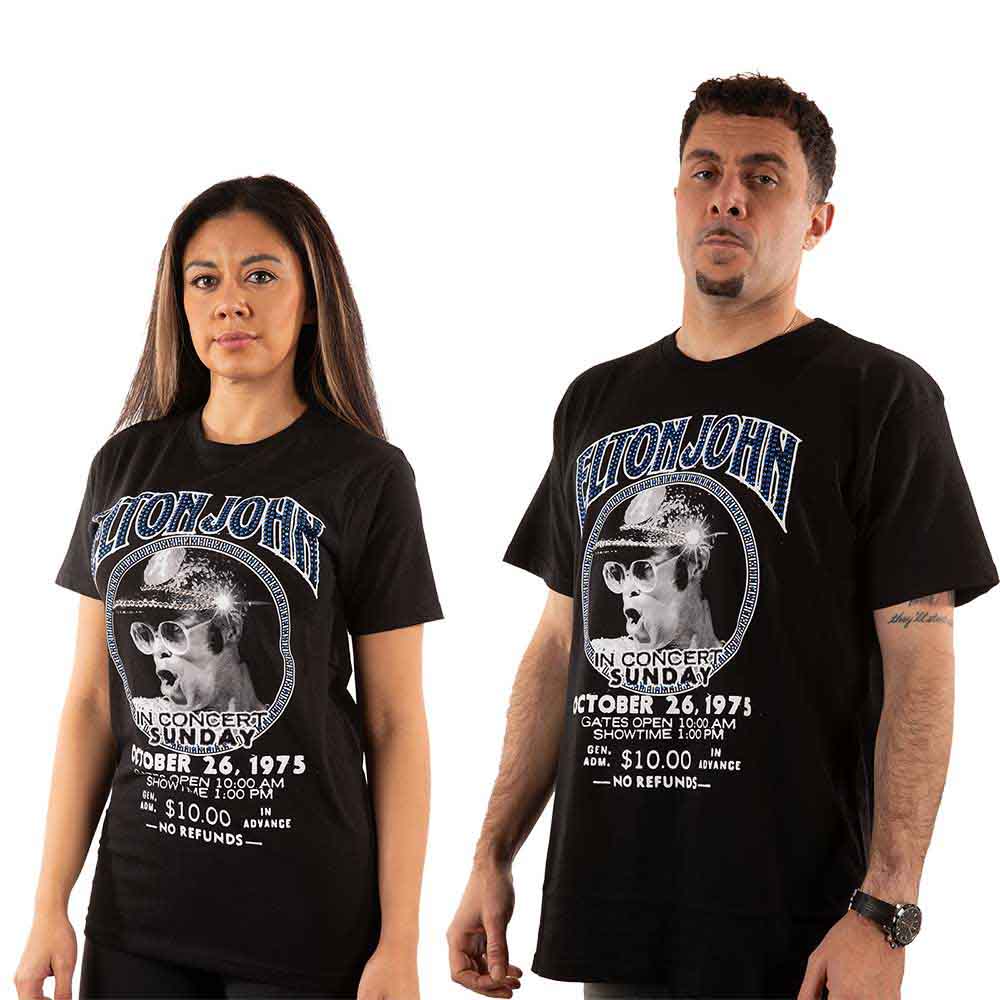 Elton John - In Concert - T-Shirt Black