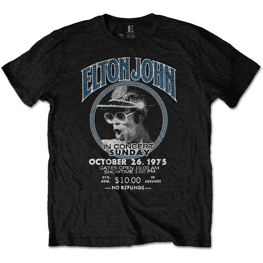 Elton John - Live In Concert - T-Shirt Black