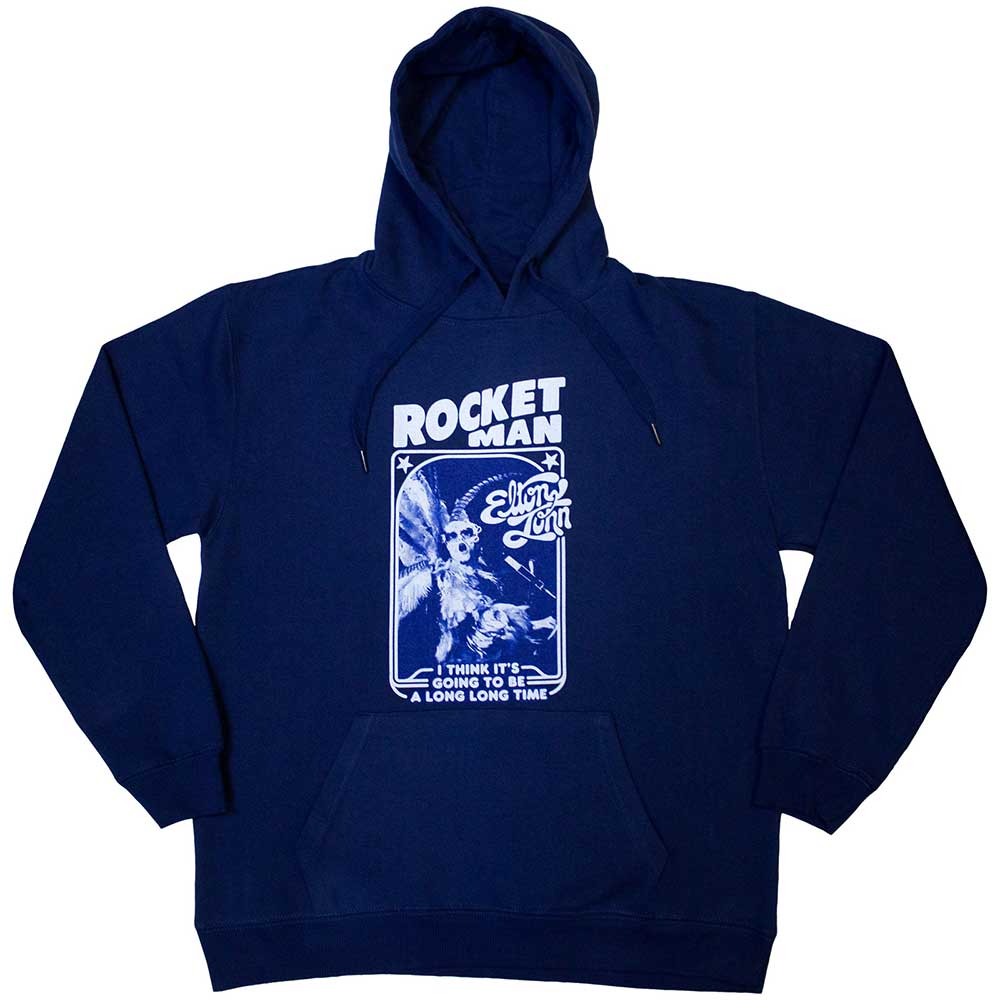 Elton John - Rocketman - Feather Suit Mono - Sweatshirt Blue