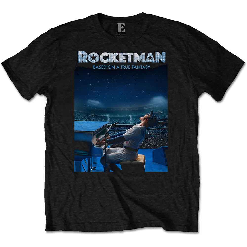 Elton John - Rocketman Starry Night - T-Shirt Black