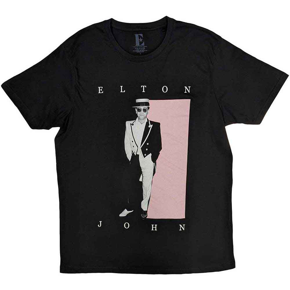 Elton John - Tux Photo - T-Shirt Black