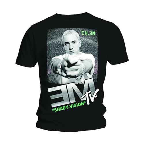 Eminem - EM TV Shady Vision - T-Shirt Black