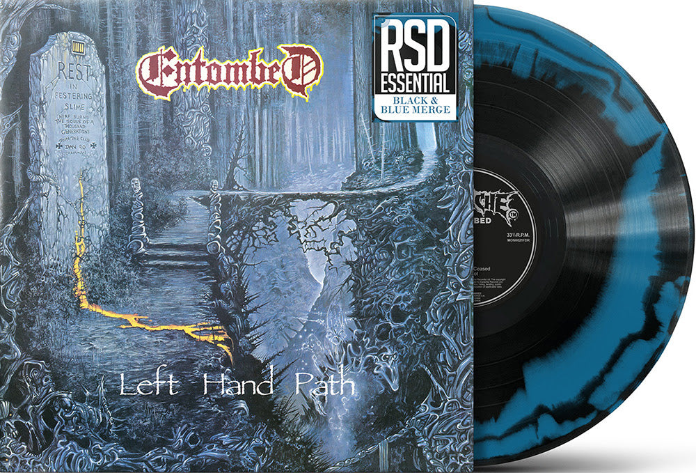 Entombed - Left Hand Path (Indie Exclusive) (Blue Black Merge Vinyl) - Vinyl