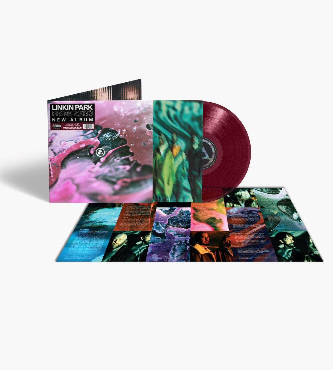 Linkin Park - From Zero [Explicit Content] (Indie Exclusive, Translucent Magenta Colored Vinyl, Gatefold) - Vinyl