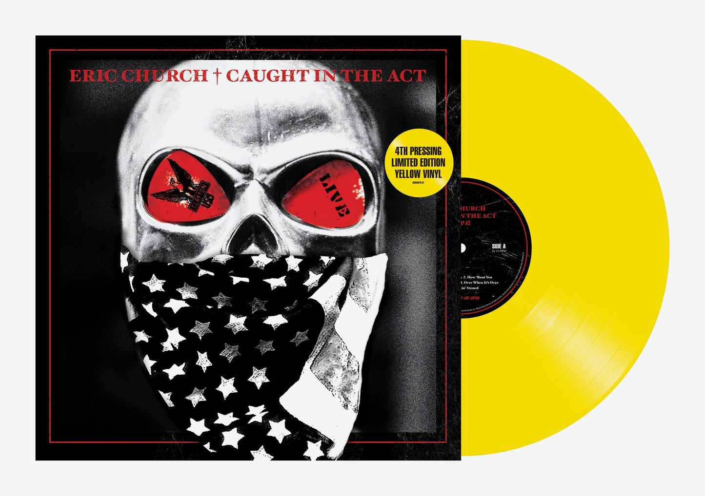 Eric Church - Caught In The Act: Live [Yellow 2 LP] - Vinyl