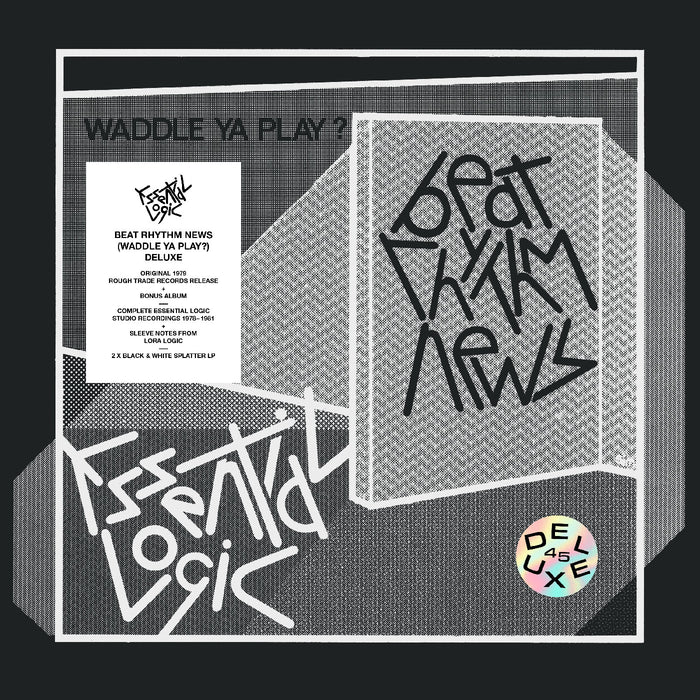 Essential Logic - Beat Rhythm News (Waddle Ya Play?) (45Th Anniversary ¬†Edition) (Deluxe Edition, Black & White Splatter Vinyl) - Vinyl