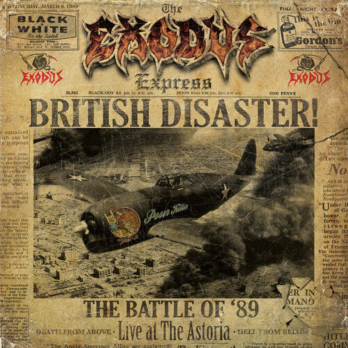 Exodus - British Disaster: The Battle of '89 (Live at the Astoria) (Colored Vinyl, Gold, Gatefold LP Jacket) (2 Lp's) - Vinyl