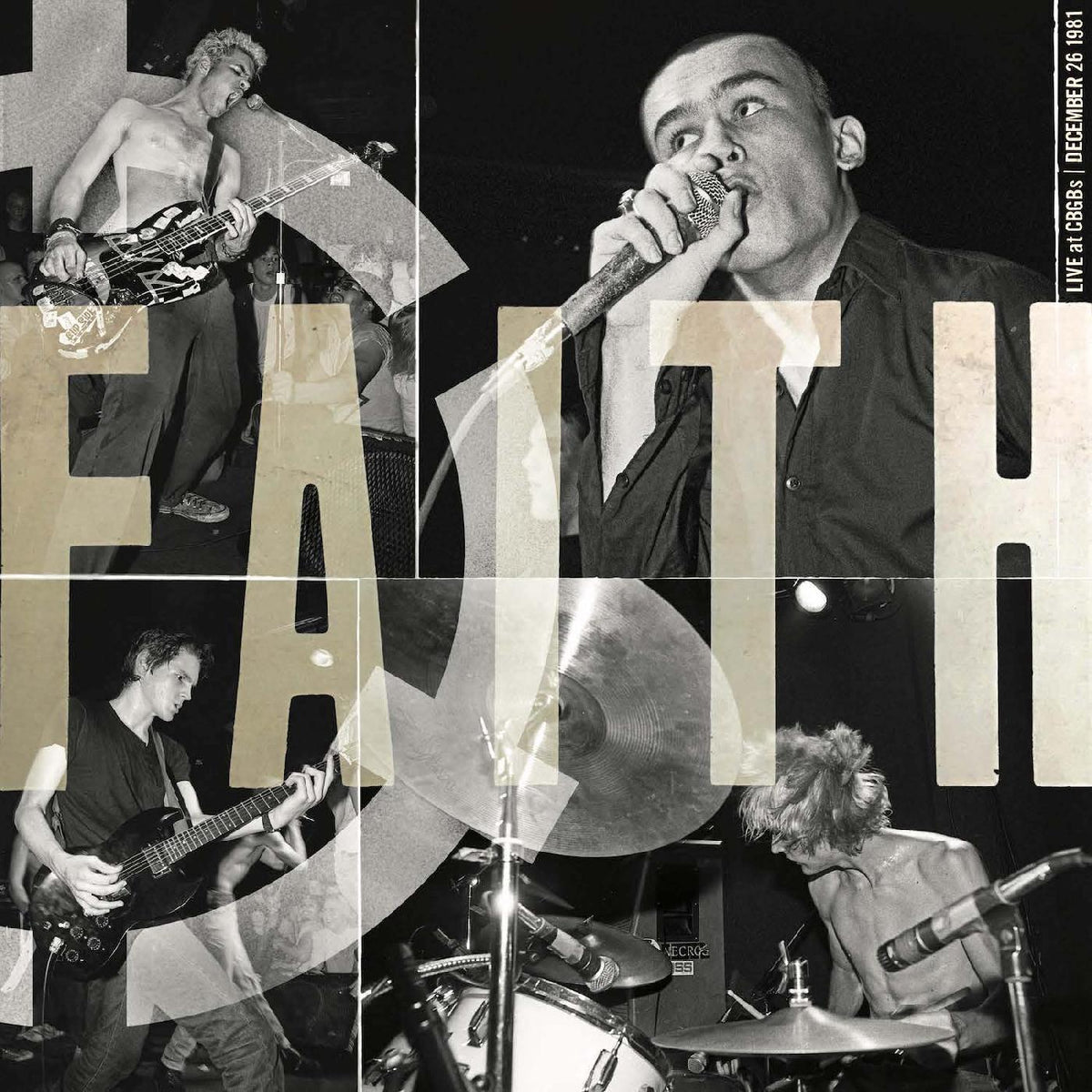 Faith - Live at CBGB's (BLUE VINYL) - Vinyl