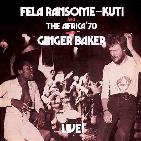 Fela Kuti - Fela Live! with Ginger Baker (Digital Download Card) - Vinyl