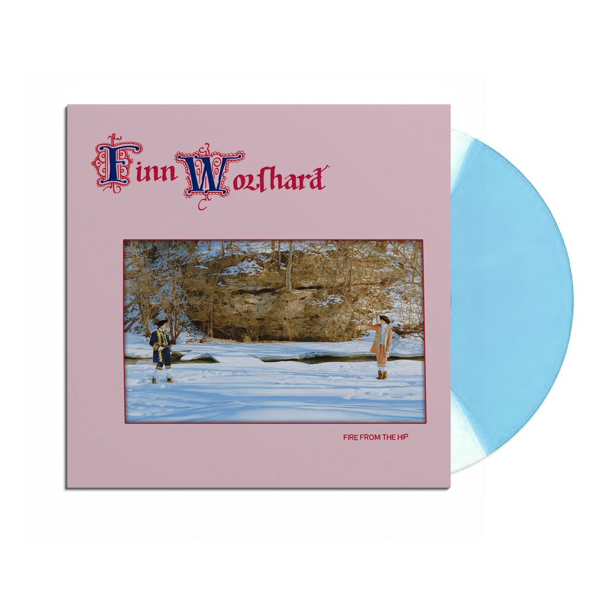 Finn Wolfhard - Fire From The Hip (Indie Exclusive) [Half Moon Baby Blue + White] - Vinyl