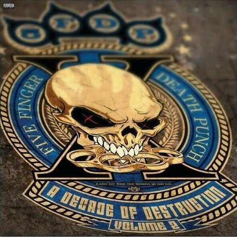 Five Finger Death Punch - A Decade Of Destruction: Vol 2 [Explicit Content] (Colored Vinyl, Cobalt Blue, Limited Edition, Gatefold LP Jacket) (2 Lp's) - Vinyl