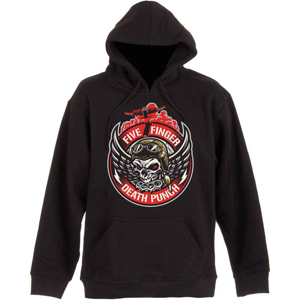 Five Finger Death Punch - Bomber Patch - Sweatshirt Black